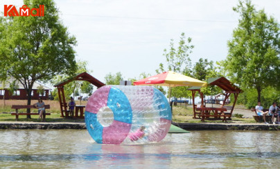 large zorb ball downhill from Kameymall